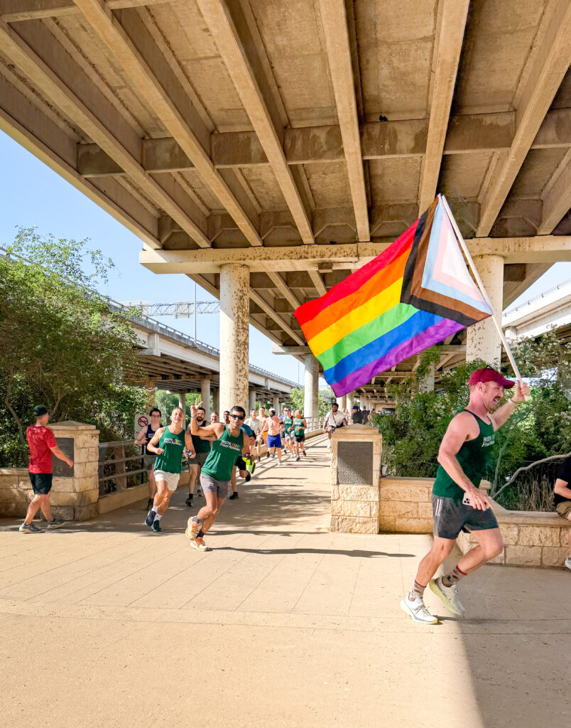 The Trail Conservancy hosts a Pride Month community run along the Ann and Roy Butler Hike-and-Bike Trail.