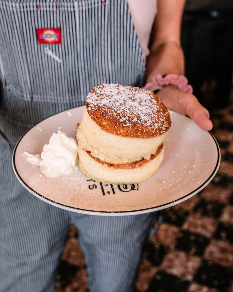 Souffle Pancakes at Morning Glory