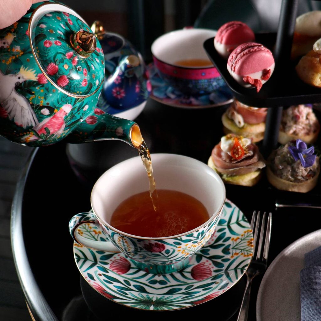 tea party at Four Seasons Hotel Austin