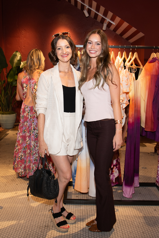 guests of the TRIBEZA party at the South to North boutique on South Congress Ave. in Austin, Texas