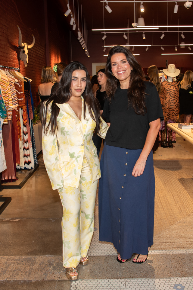 guests of the TRIBEZA party at the South to North boutique on South Congress Ave. in Austin, Texas