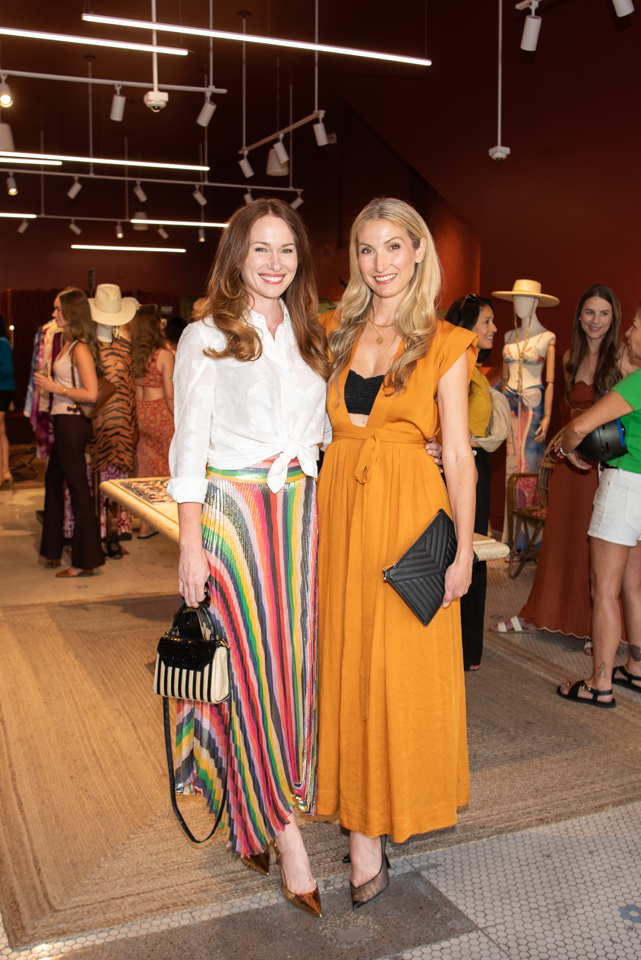 guests of the TRIBEZA party at the South to North boutique on South Congress Ave. in Austin, Texas