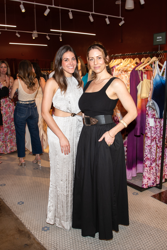 guests of the TRIBEZA party at the South to North boutique on South Congress Ave. in Austin, Texas