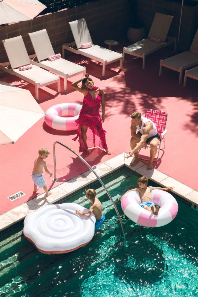 Allison Ellsworth, pictured with husband and Poppi co-founder Stephen Ellsworth and their three sons.