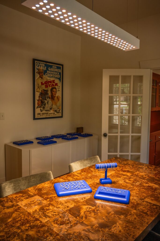 Frank Darling's display of engagement rings, wedding rings and more.