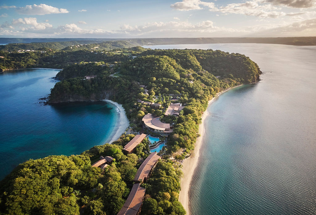 Aerial view of Peninsula Papagayo