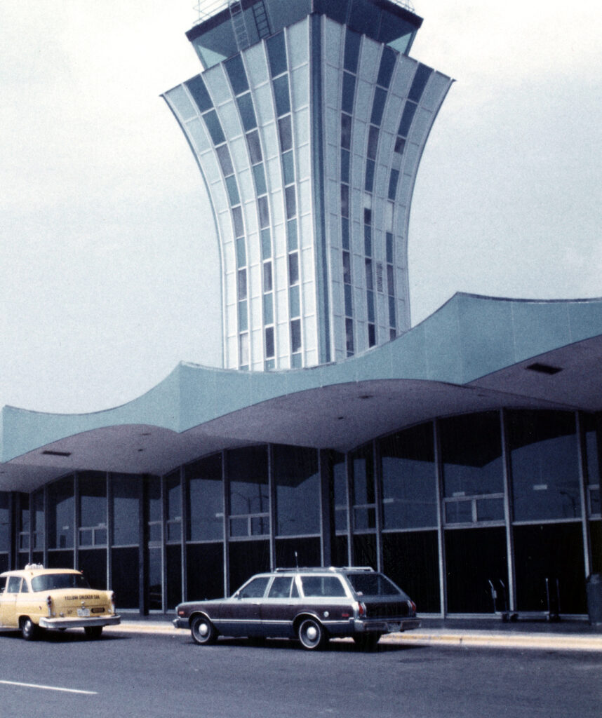 Historic photo of the Robert Mueller Municipal Airport. (Photo courtesy of Mueller)