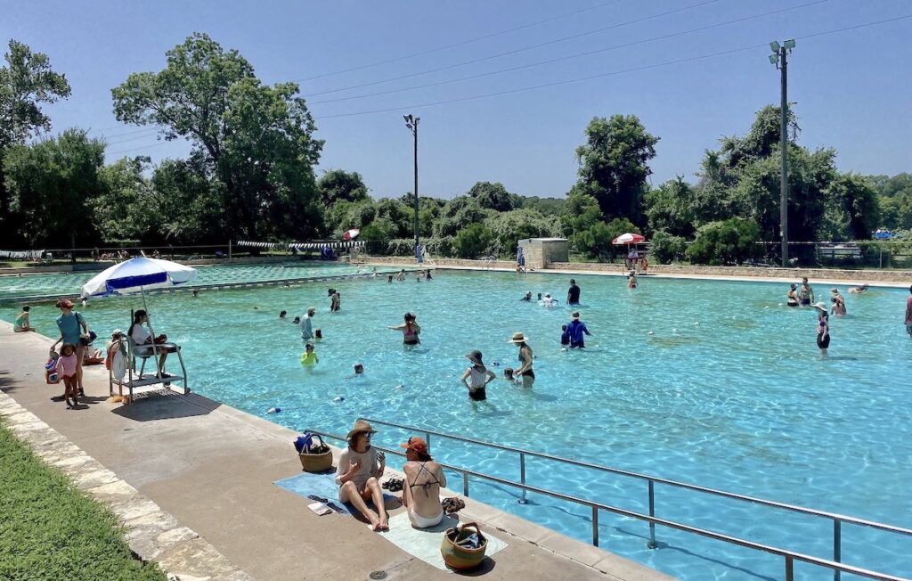 Go for a swim at Deep Eddy Pool, which is the oldest swimming pool in Texas.