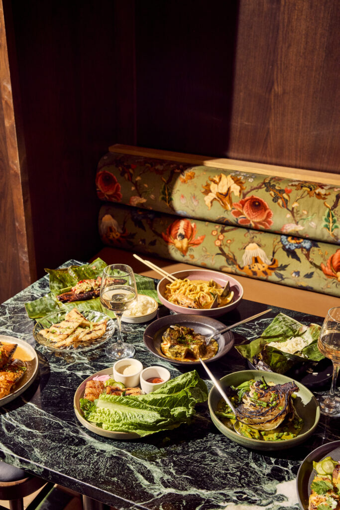 A selection of plates from Siti. (Photo by Mackenzie Smith)