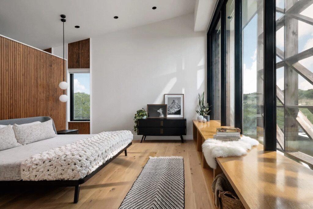 The main bedroom of 10700 Superview Drive. (Photo courtesy of Kuper Sotheby's International Realty)