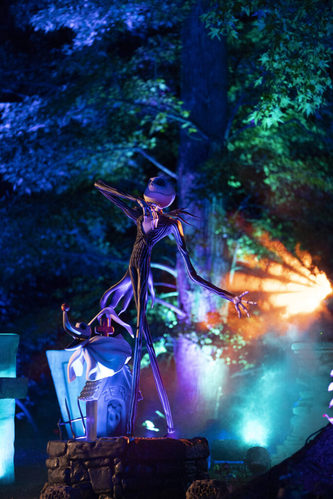 Jack Skellington from Disney Tim Burton’s “The Nightmare Before Christmas." (Photo courtesy of TNBC Light Trail)