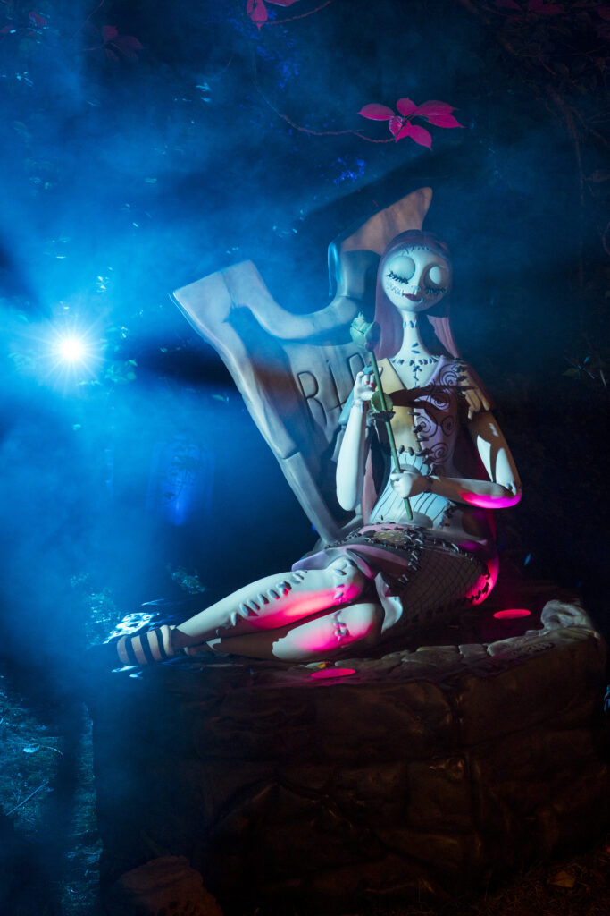Sally from Disney Tim Burton’s “The Nightmare Before Christmas." (Photo courtesy of TNBC Light Trail)