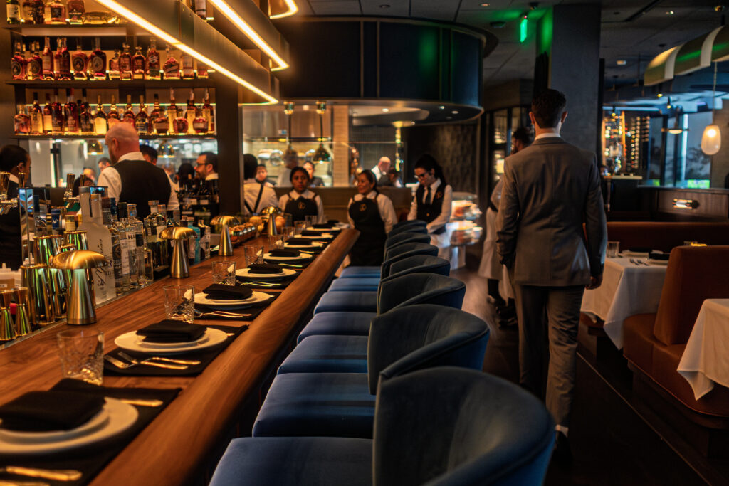 Chef John Carver’s new fine dining restaurant, The Kimberly, in downtown Austin.