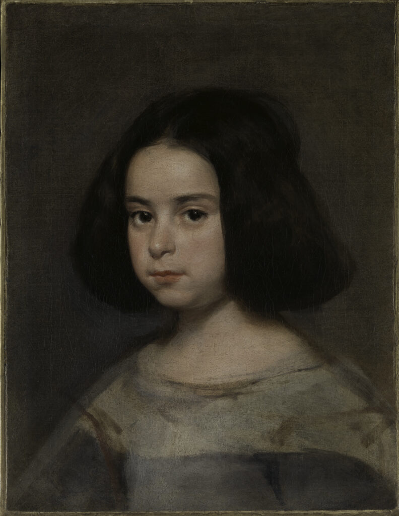 Diego Velázquez, Portrait of a Little Girl, circa 1638–1642, oil on canvas (photo: courtesy of The Hispanic Society of America, New York)