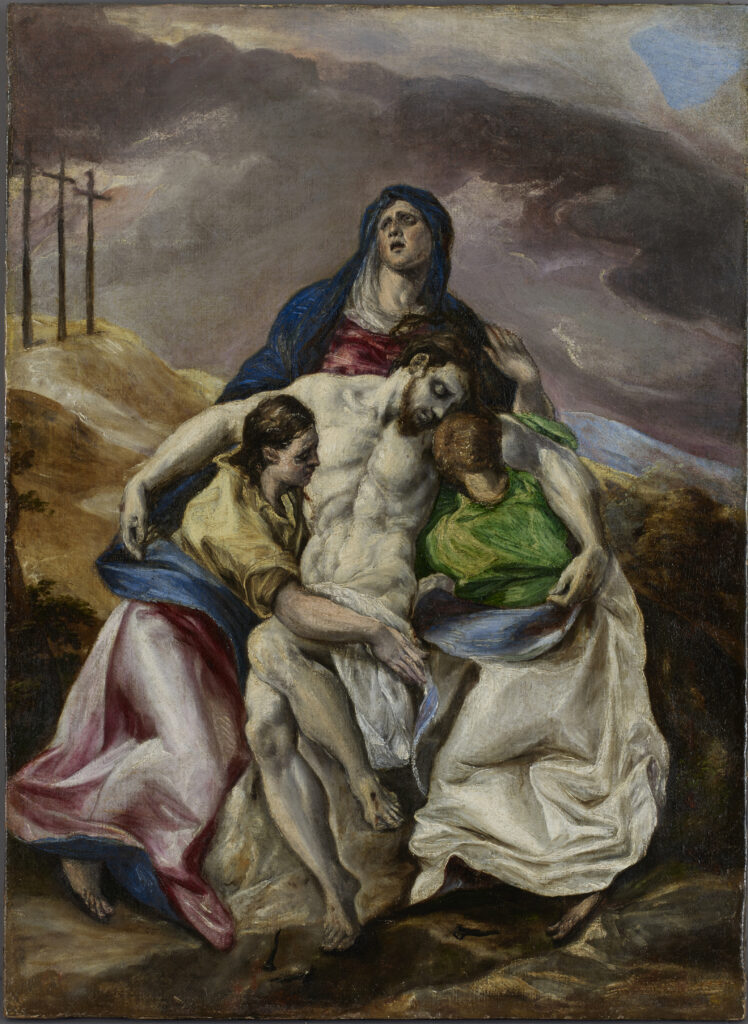 El Greco, Pietà, 1574–1576, oil on canvas (photo: courtesy of The Hispanic Society of America, New York)
