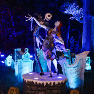 The Nightmare Before Christmas Light Trail