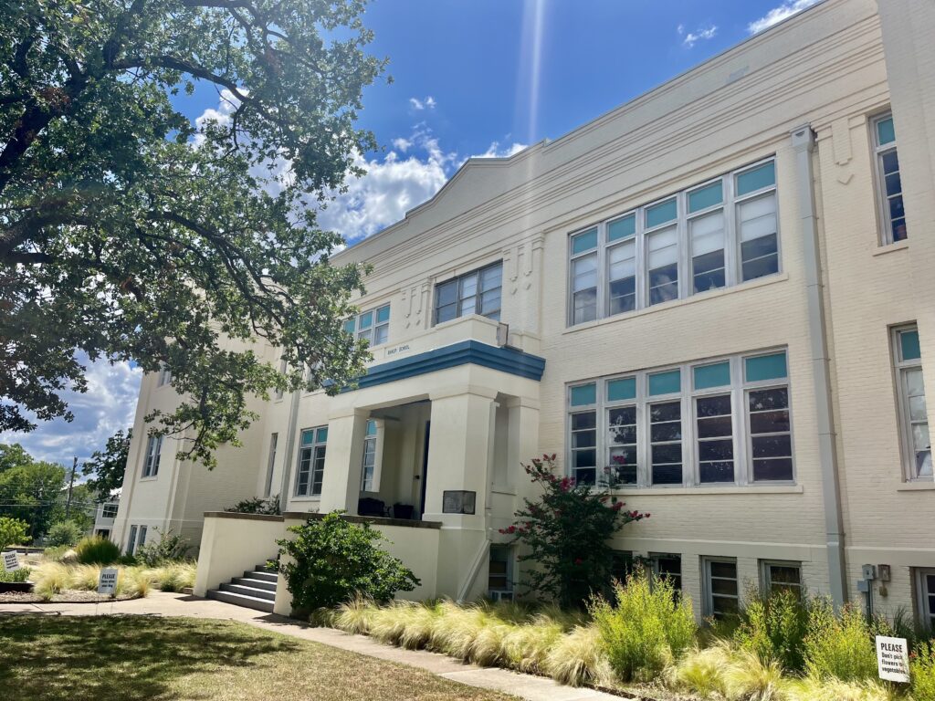Exterior of the historic Baker School in Hyde Park. (Photo by Heidi Okla)