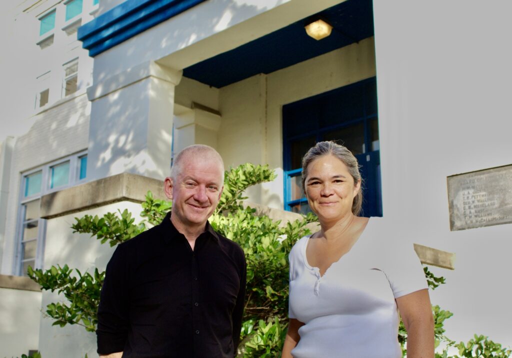 Tim and Lee owners of The Baker School. (Photo by Analise Pickerrell)