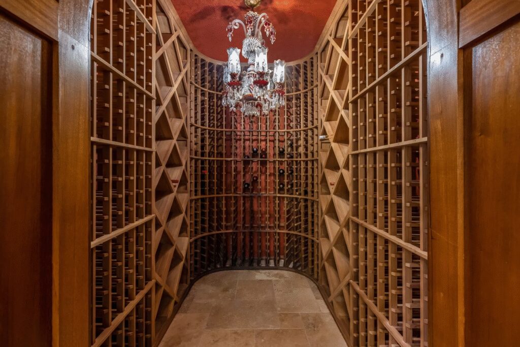 3509 Lost Creek Boulevard's wine room.