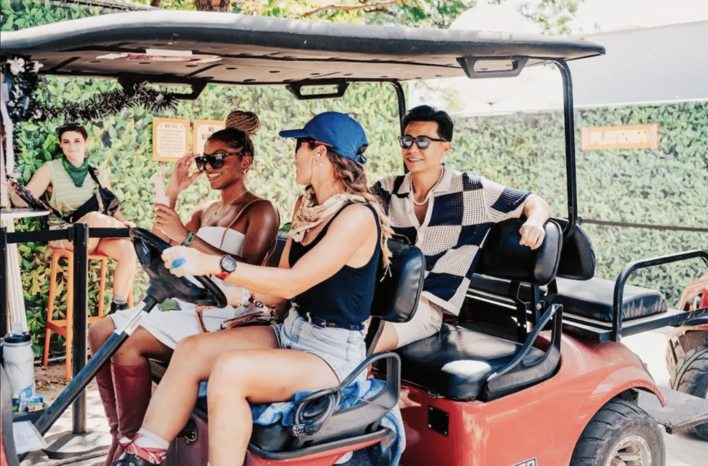 ACL Fest golf cart