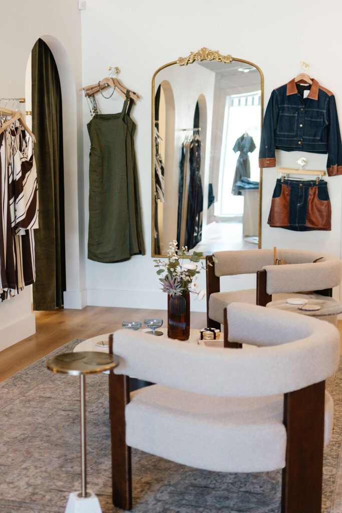 The boutique section of Mazúr Coffee & Boutique