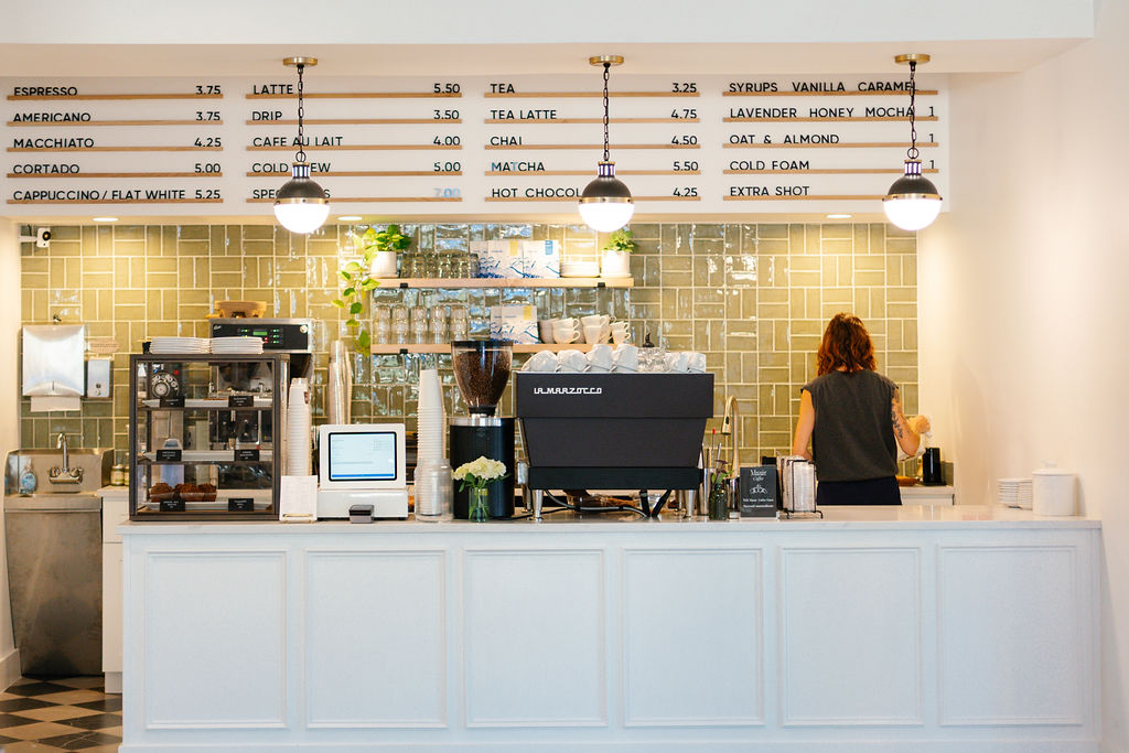 Mazúr Coffee & Boutique, which opened Aug. 30 in Austin’s Rosedale neighborhood, combines specialty coffee with boutique retail, featuring Parisian-inspired décor with checkered tiles and bistro seating.