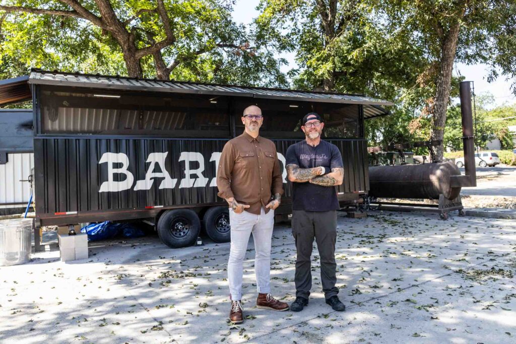 Waylon J’s Barbecue partners Lance Gresak and Chad Deen