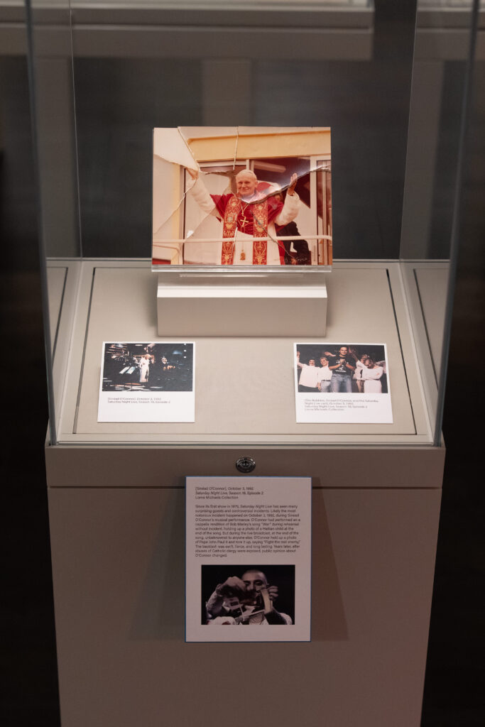 The ripped photo of Pope John Paul II from Sinéad O’Connor’s controversial 1992 "SNL" performance.