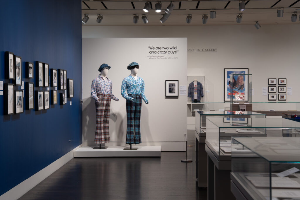 Costumes worn by Dan Aykroyd as Yortuk and Steve Martin as Jorge in the “Two Wild and Crazy Guys” sketch, which premiered on "Saturday Night Live" in 1977.