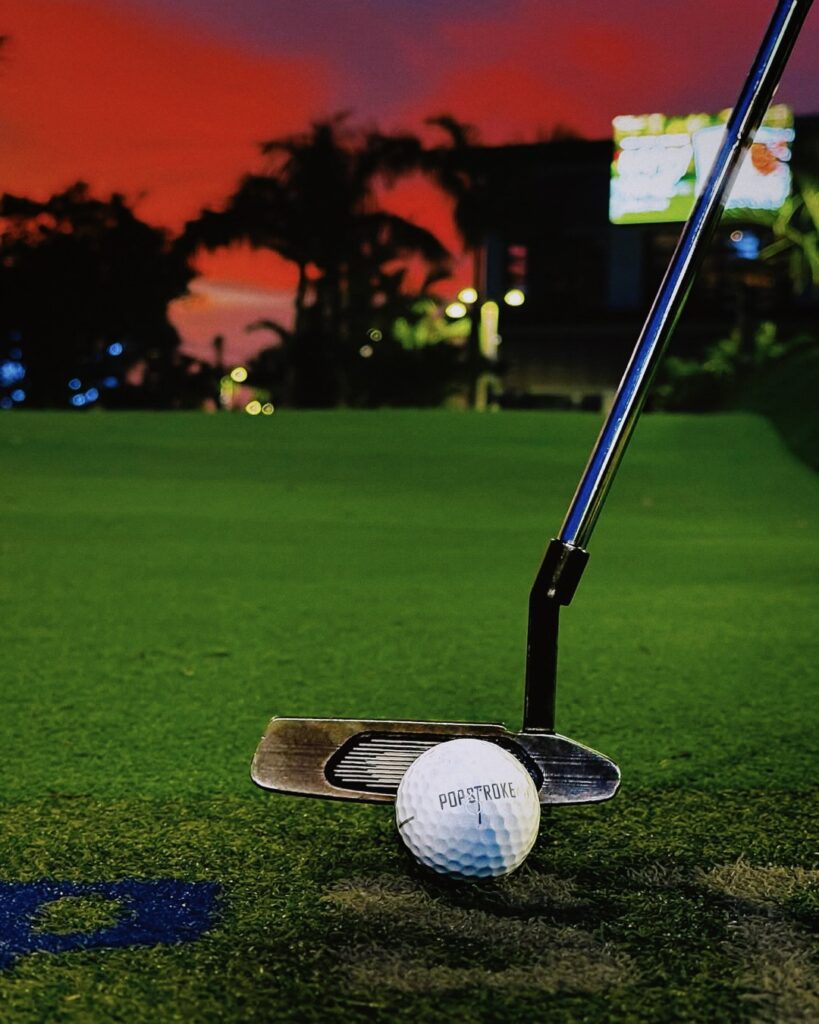 mini-golf at PopStroke