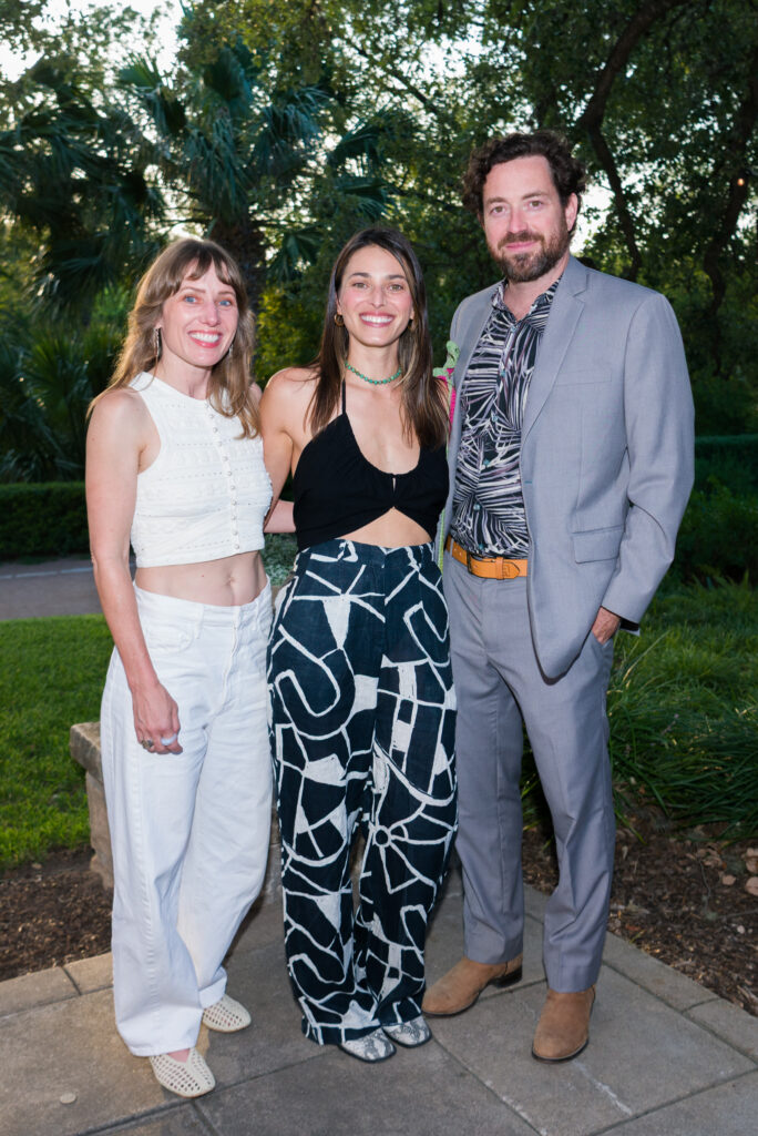 (From left) Andie Glinn, Amanda Shaftel and Aaron Weiss.