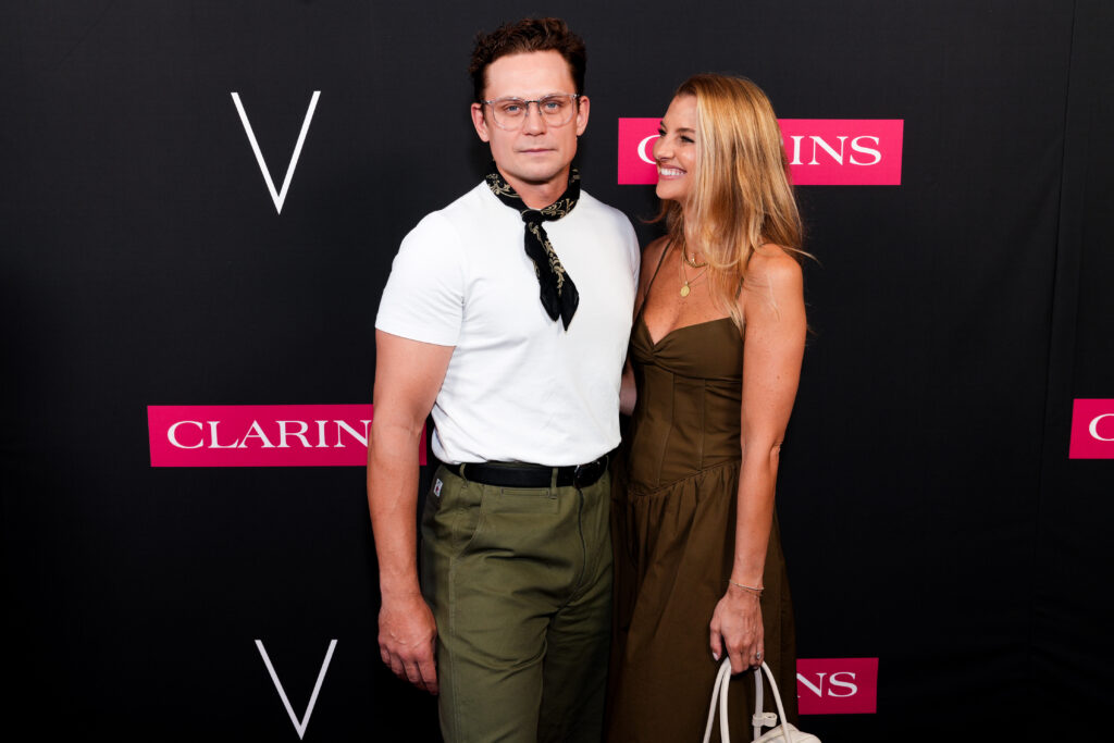 attends Clarins' V Magazine Golden Hour Celebration During F1 Weekend in Austin, TX at Waller Creek Boathouse on October 18, 2025 in Austin, Texas. (Photo by Presley Ann/Getty Images for Clarins USA)