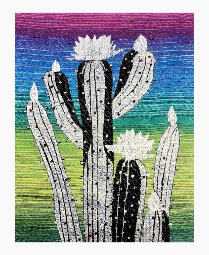 Robin Kang’s textile work, “Cactus of the Four Winds.” (Courtesy of the artist)