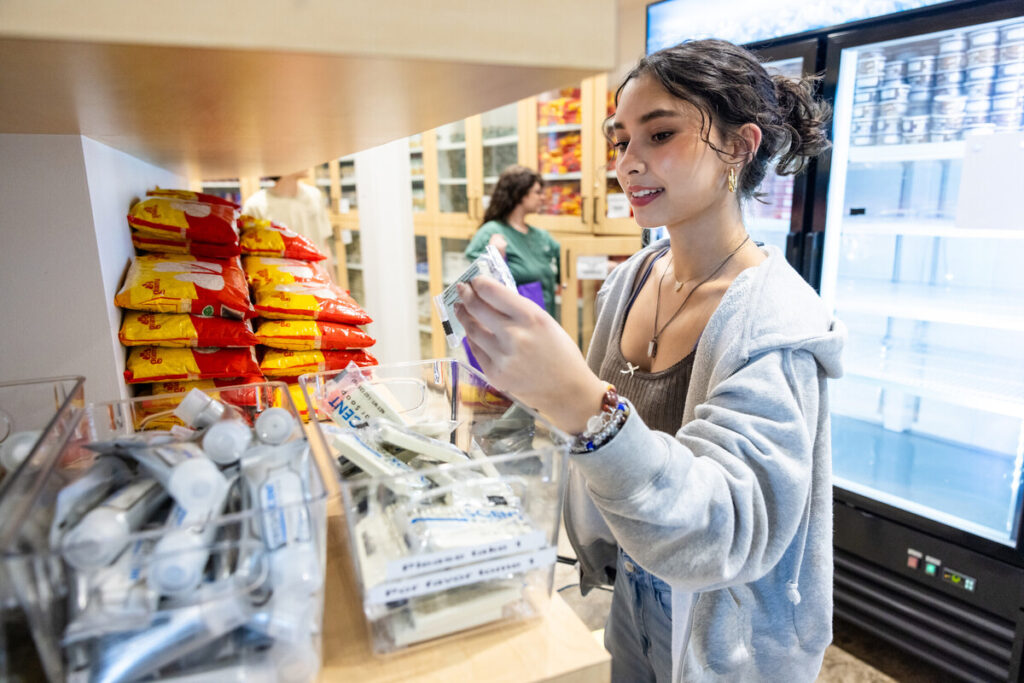 ACC’s free on-campus food pantry. (Photo courtesy of Austin Community College District)