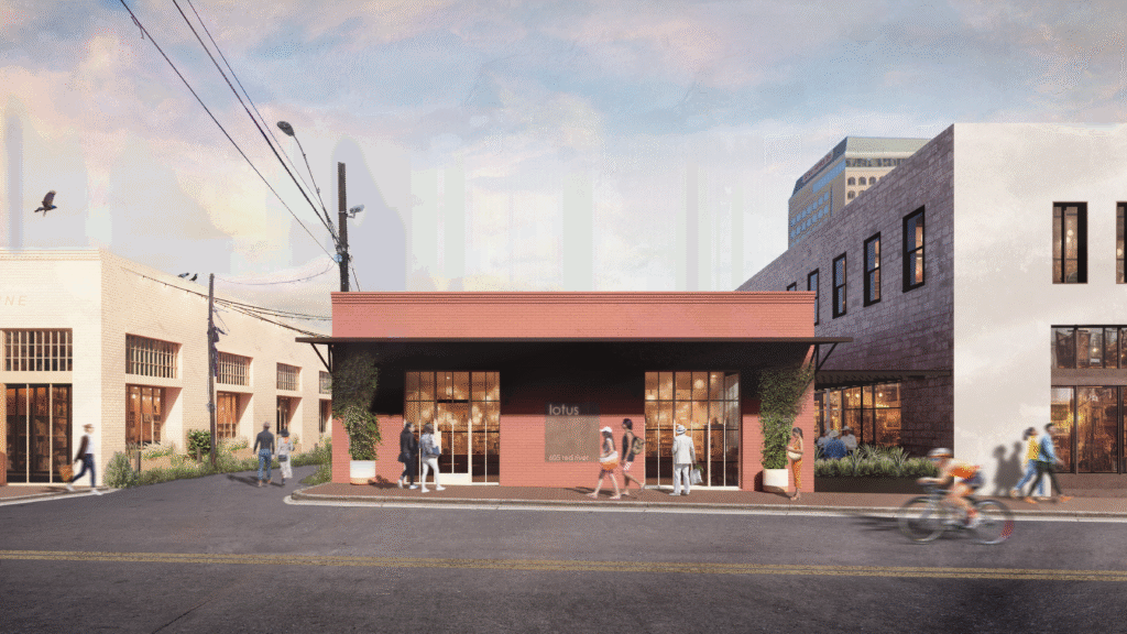 605 Red River St – Elevation