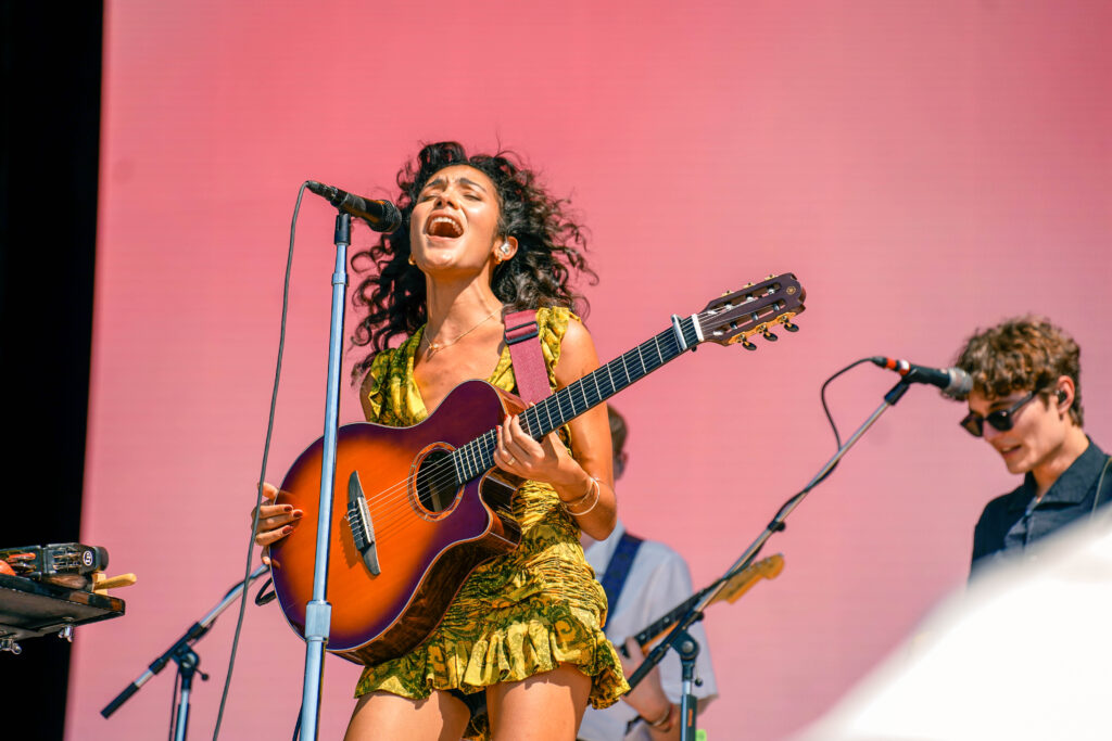 Olivia Dean at ACL Fest 2025. (Photo by Sabrina Macias)