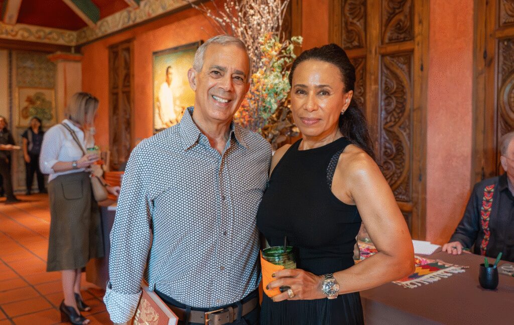 Paul and Natalie Bardagjy at Fonda San Miguel in Austin, Texas