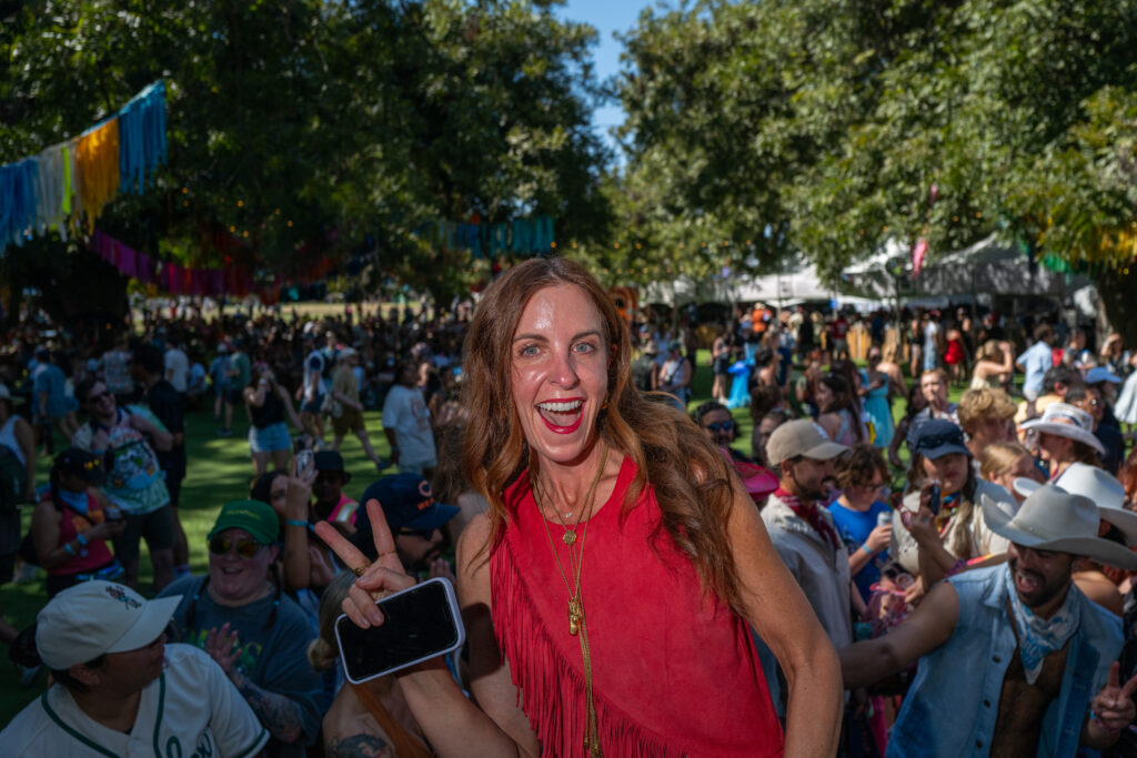 Kelly Krause bringing heart and humor to the stage. (Photo by Keith Kreeger)