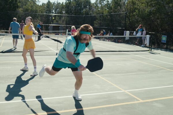 Kristine Froseth and Jared Bonner star in "Pickleheads," a locally shot comedy making its world premiere at the 2025 Austin Film Festival. (Courtesy of AFF)