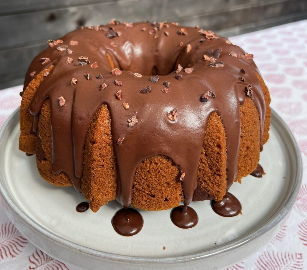 Gati's seasonal pumpkin chocolate bundt cake. (Photo courtesy of Gati)