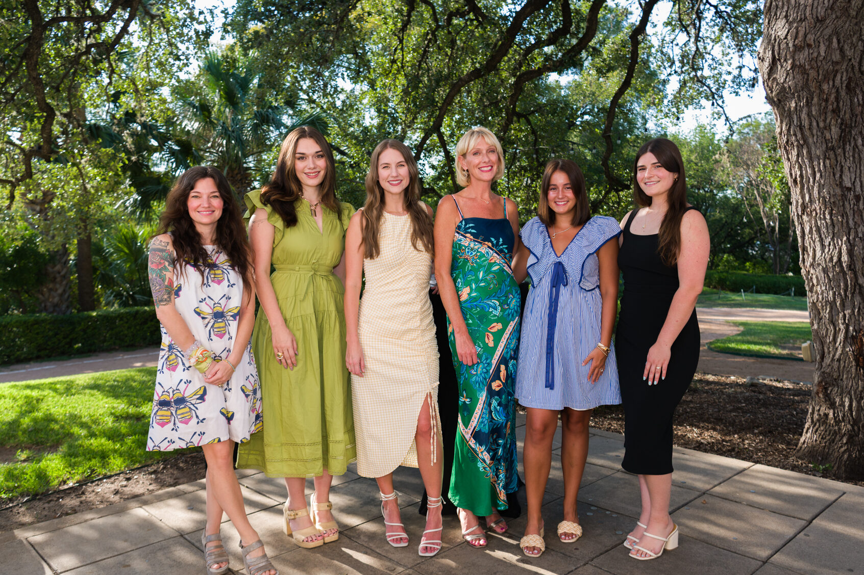 Ashley Sauls, Avery Toomes, Krissy LittleStar Hearn, Heidi Okla, Morgan Seminaro, Cassie Butterfield.