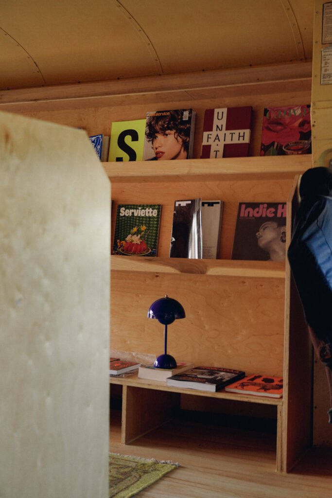 The shop will also include a curated selection of fashion pieces from designers in Houston and Mexico City, a vintage cabinet stocked with stationery, journals and design goods and a small coffee bar.