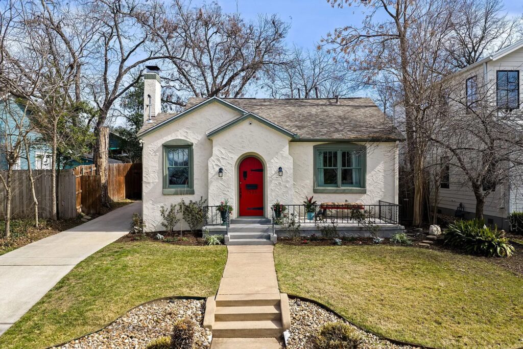 1505 Wethersfield Road in Austin is one of several charming homes currently on the market. (Photo courtesy of Spyglass Realty)