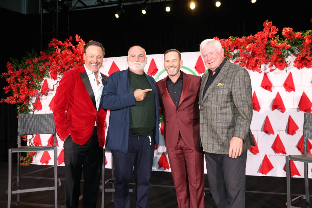 Chris Harrison, José Andrés, Sergio Garcia, Mack Brown