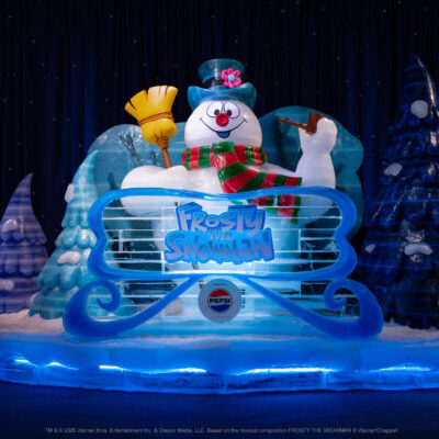 Frosty Entrance Sign