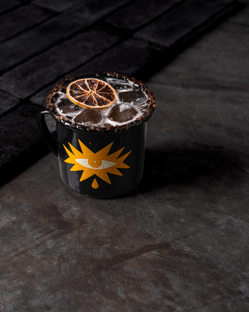 A handcrafted mezcal cocktail at La Mezca.