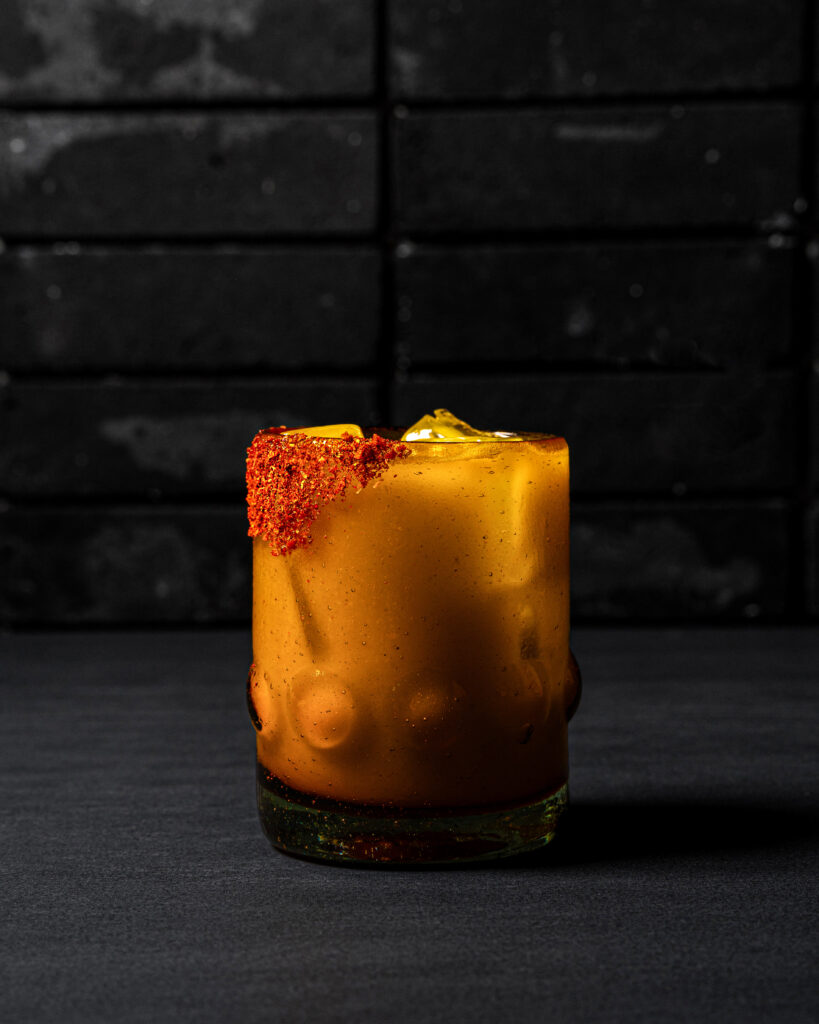 A handcrafted mezcal cocktail at La Mezca.