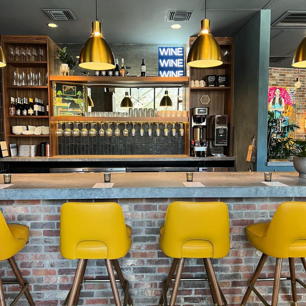 Shoe store and wine bar, Blue Suede. (Photo courtesy of Blue Suede Austin)