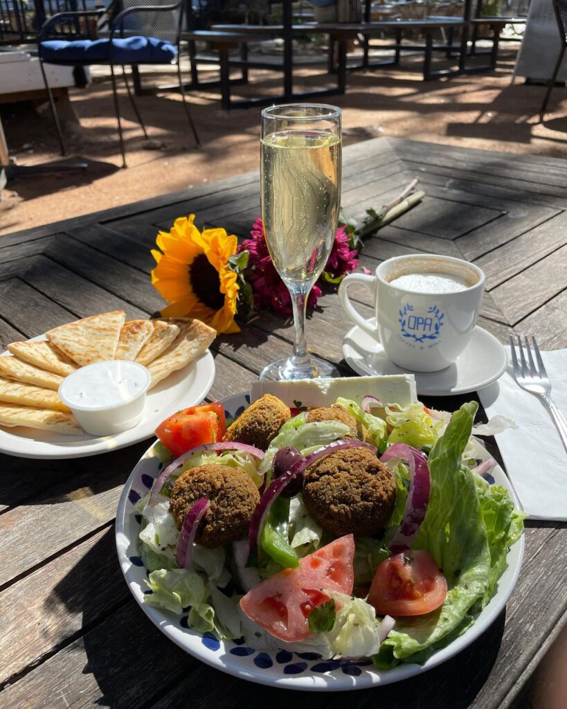 Opa, an all-day Greek cafe on South Lamar. (Photo courtesy of Opa)