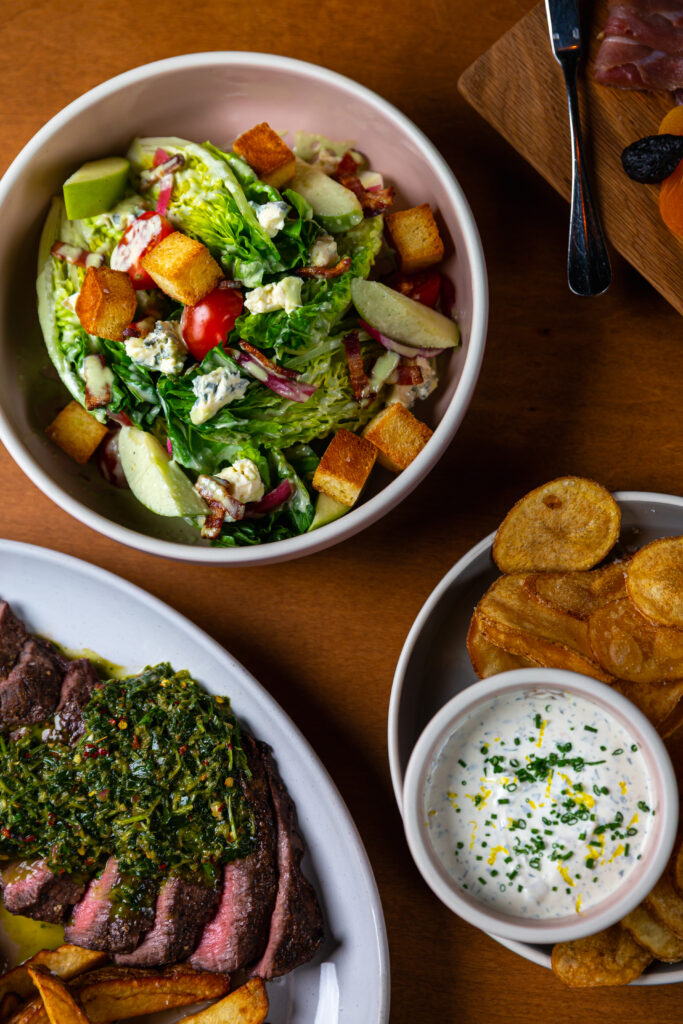 The kitchen at Mattie’s highlights updated takes on Southern staples, prepared with locally sourced ingredients. (Photo by Jessica Stephens)